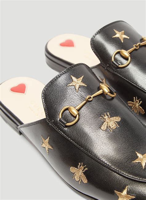 gucci bee mules